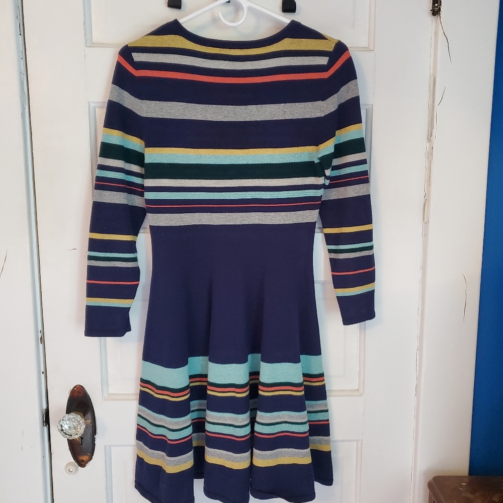 Anthropologie Moth Navy Sweater Dress - Picture 2 of 7